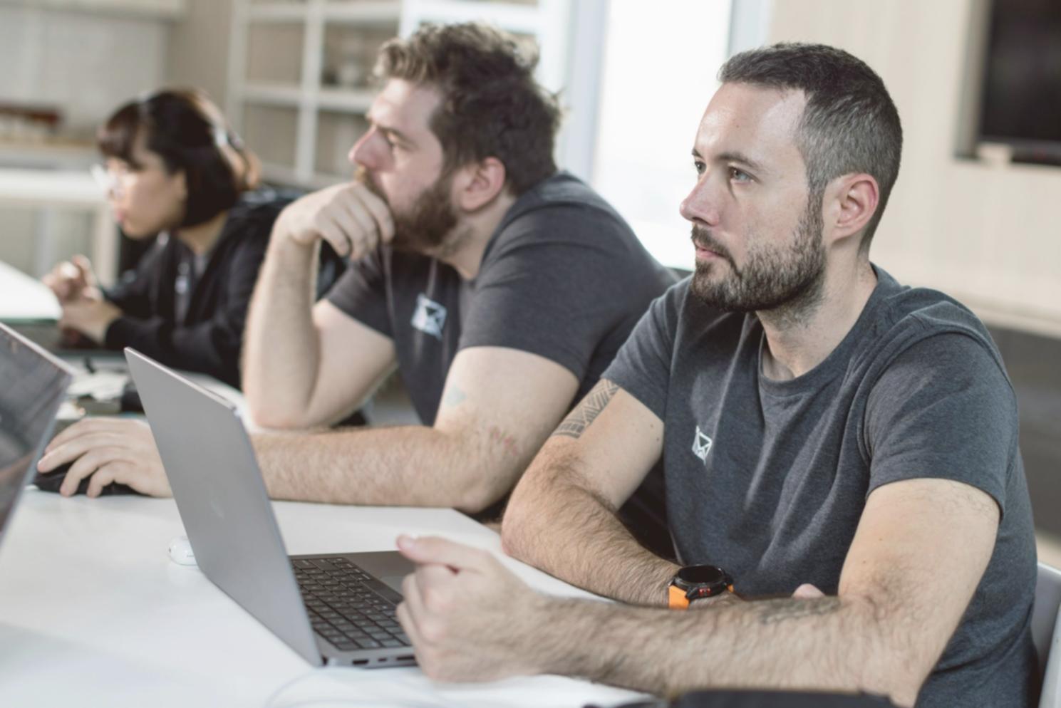 Workshop-Teilnehmer in Aktion